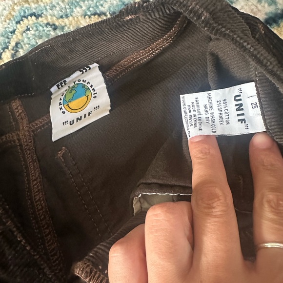Brown Corduroy Unif Pants - Picture 3 of 3